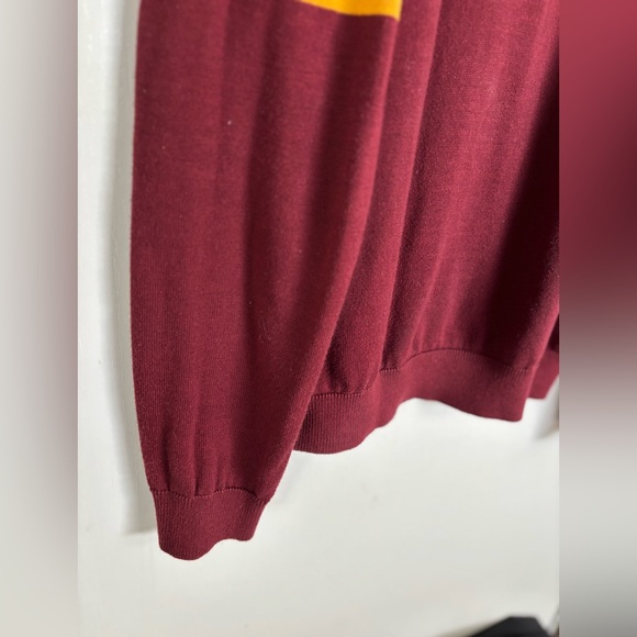 The Flash Mens Maroon TV Series Logo Lightweight Jacquard Sweater X-Large DC - Picture 6 of 6